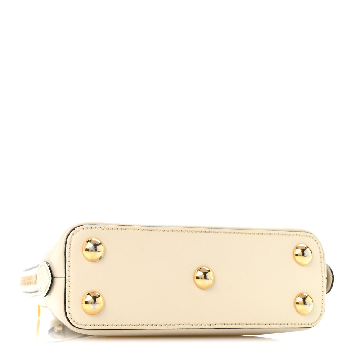 Gucci Boarded Plutone Calfskin Mini Horsebit 1955 Top Handle Bag Mystic White 4 of 13