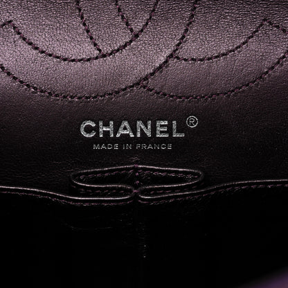 Chanel Metallic Aged Calfskin Quilted 2.55 Reissue 226 Flap Purple 6 of 10