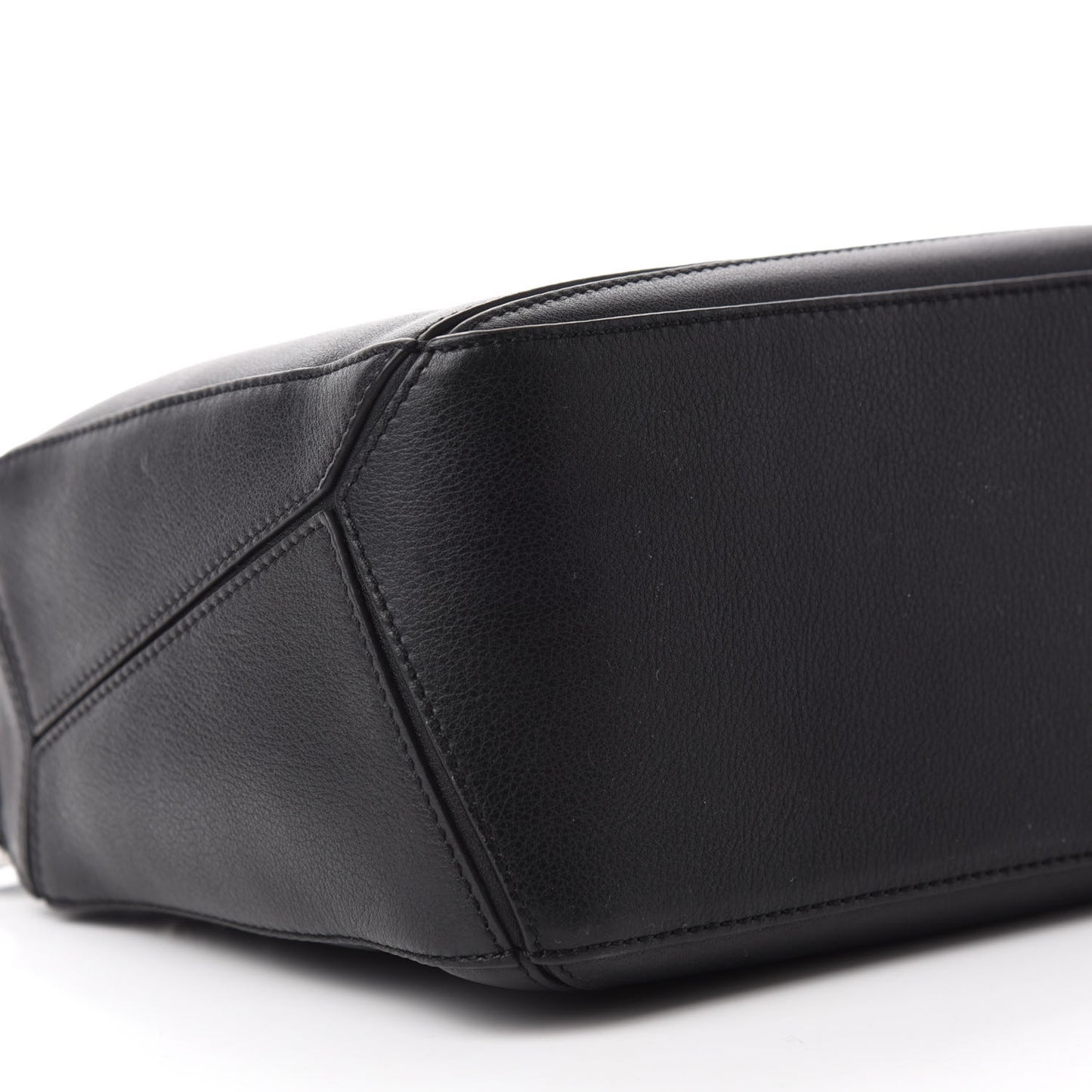 Calfskin Small Puzzle Bag Black