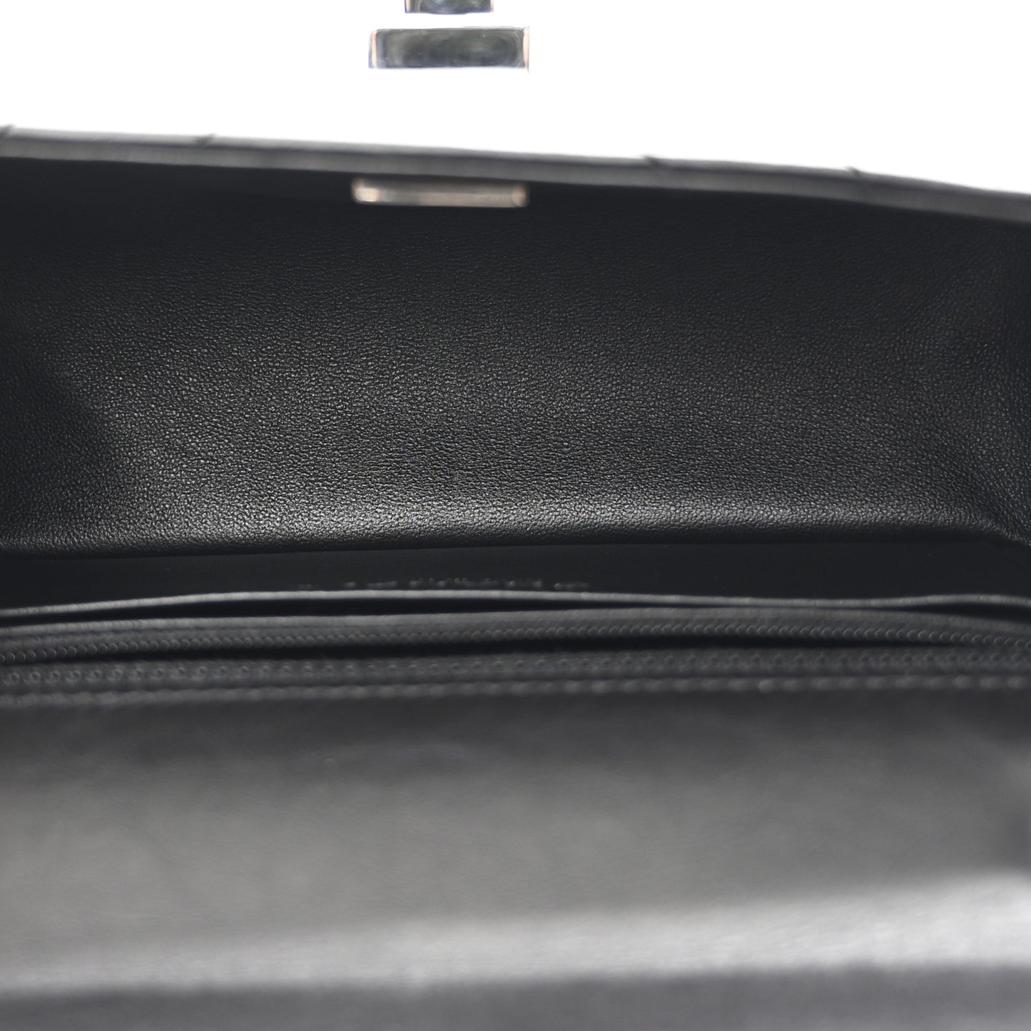 Aged Calfskin Chevron Quilted 2.55 Reissue Mini Flap Black