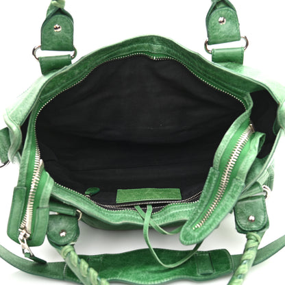 Balenciaga Agneau Giant 21 Silver Hardware City Vert Gazon 4 of 18
