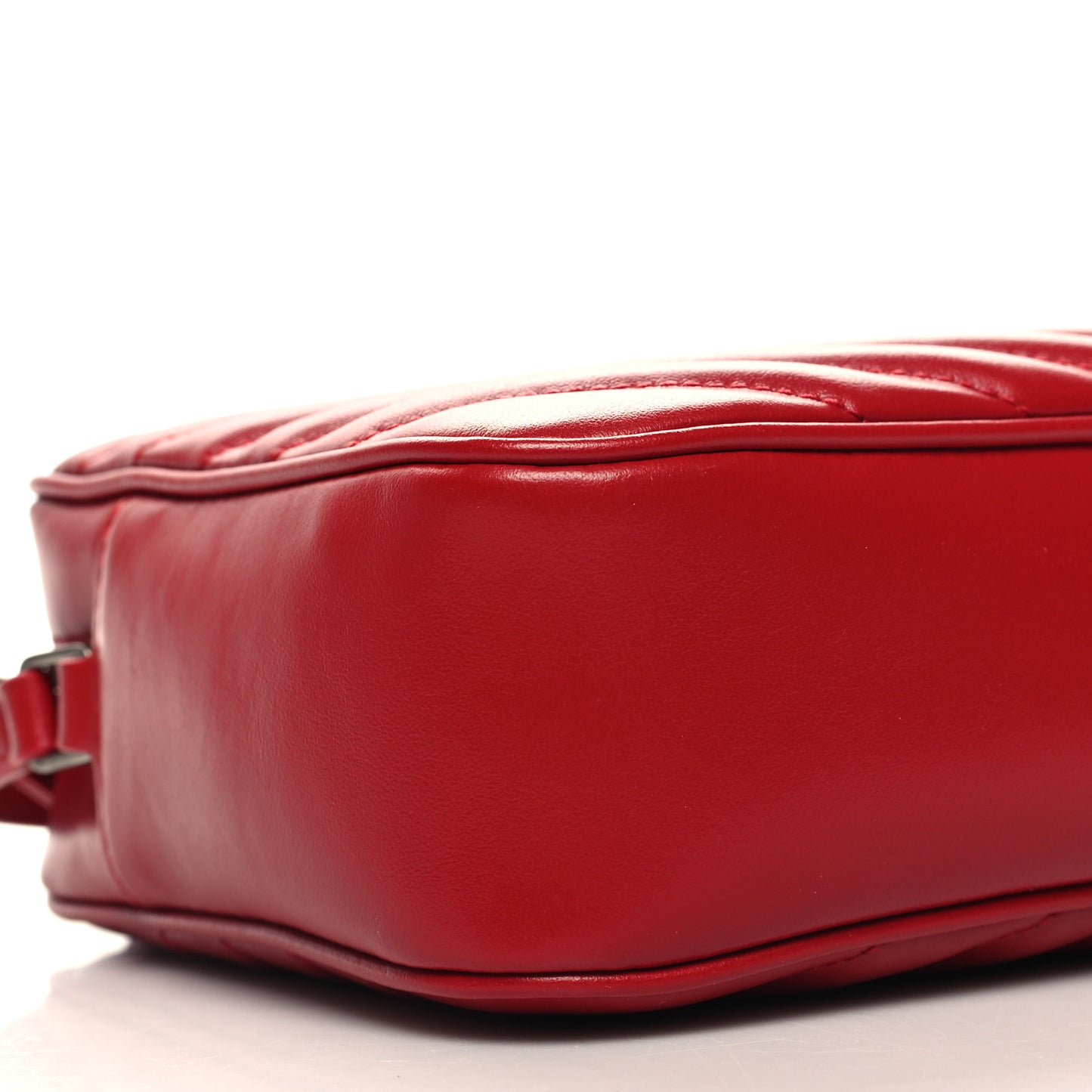 Calfskin Matelasse Monogram Lou Camera Bag Red