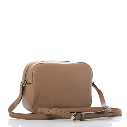 Gucci Pebbled Calfskin Small Soho Disco Bag Camelia 3 of 10