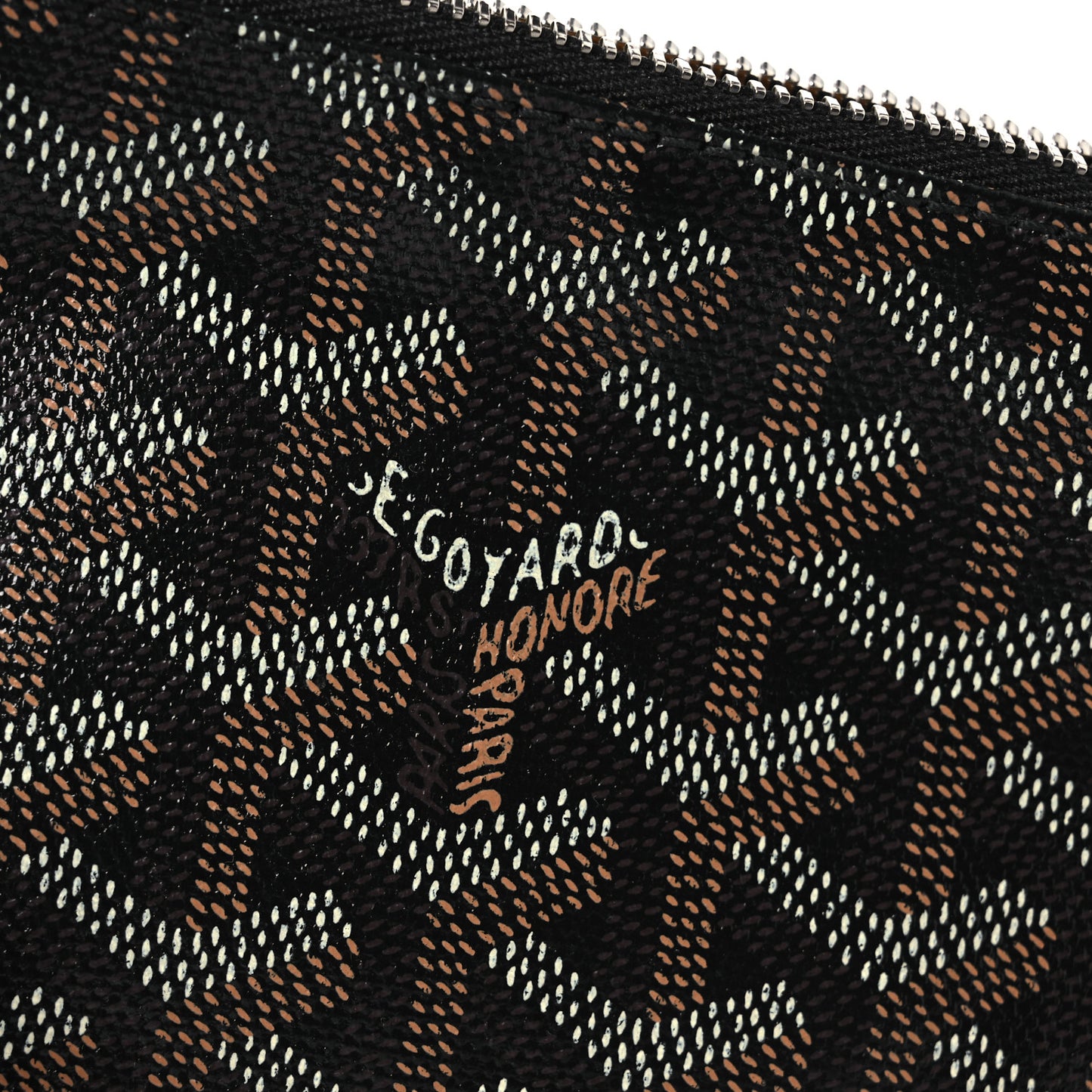 Goyardine Mini Senat Pochette Black