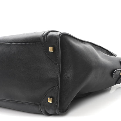 Celine Smooth Calfskin Mini Luggage Black 8 of 9