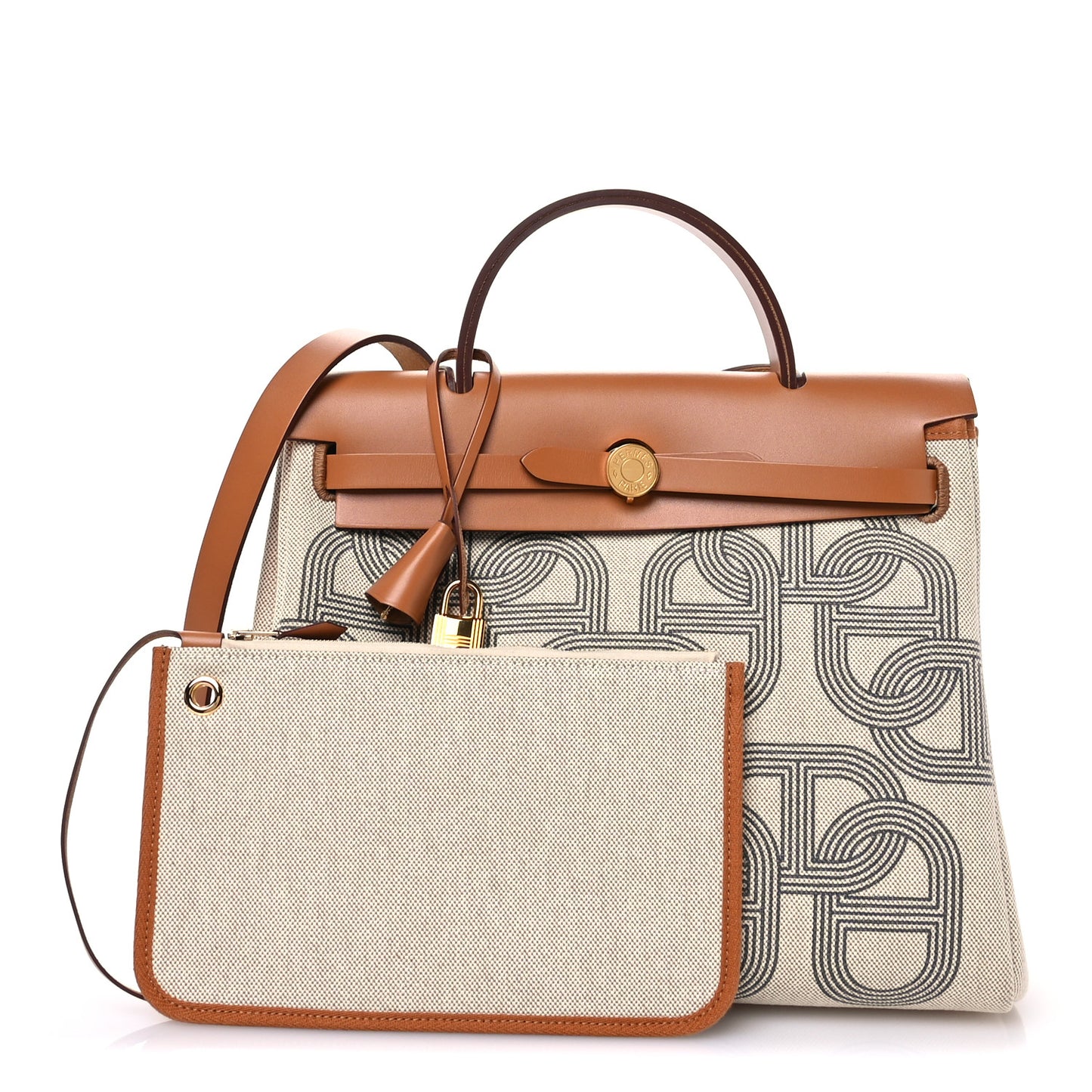 H Plume Canvas Vache Hunter Circuit 24 Herbag Zip Retourne 31 Gris Meyer Ecru Beige Naturel