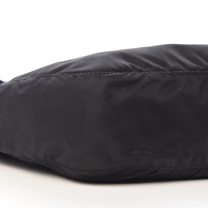 Prada Nylon Flat Messenger Bag Black 8 of 10