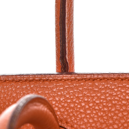 Hermes Togo Birkin 30 Orange 30 of 35