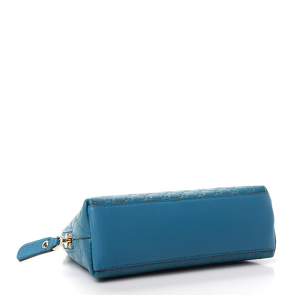 Gucci Microguccissima GG Cosmetic Case Deep Cobalt 4 of 7