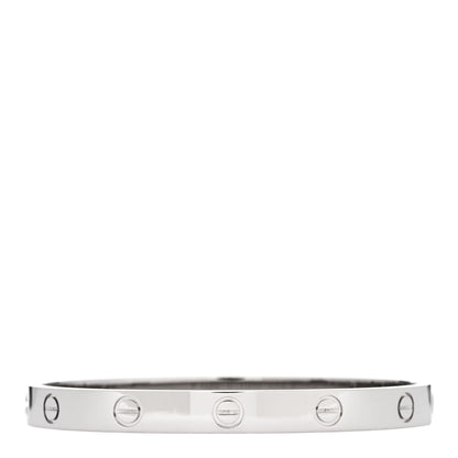 Cartier 18K White Gold LOVE Bracelet 17 2 of 4