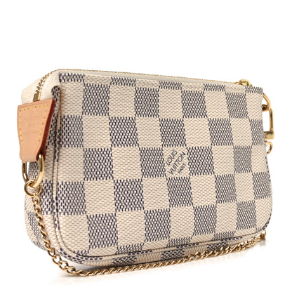 Louis Vuitton Damier Azur Mini Pochette Accessories 3 of 9