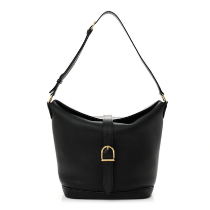Celine Soft Grained Calfskin Medium Bucket Bag Black 1 of 15