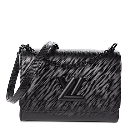 Louis Vuitton Epi Twist Shoulder Bag MM Matte Black 1 of 10