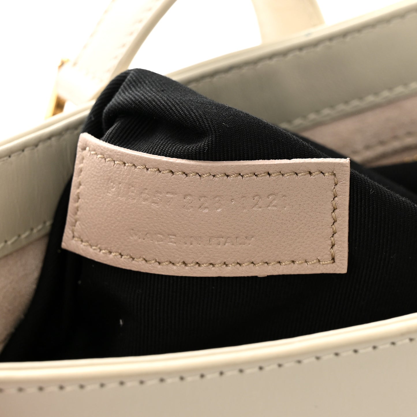 Smooth Calfskin Le 5 A 7 Hobo Blanc Vintage