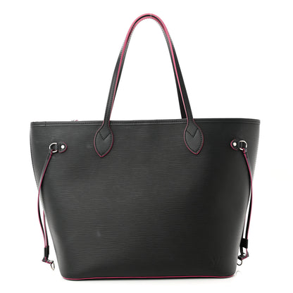 Louis Vuitton Epi Neverfull MM Black Hot Pink 3 of 12