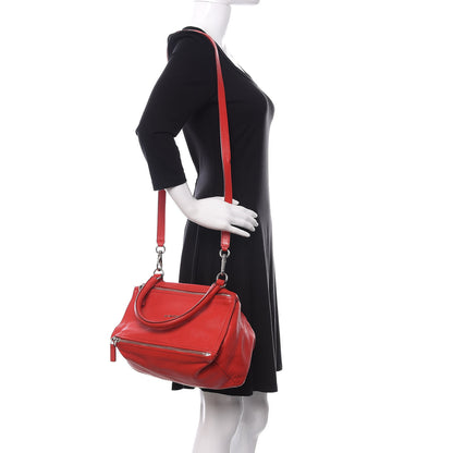 Givenchy Sugar Goatskin Small Pandora Medium Red 2 of 10