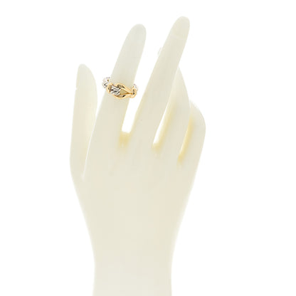 David Yurman Sterling Silver 18K Yellow Gold Thoroughbred Loop Ring 47 4 2 of 4