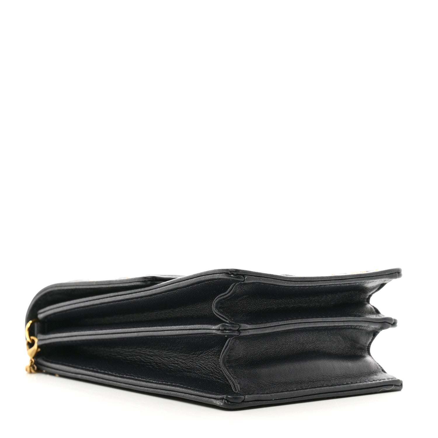 Christian Dior Lambskin Studded Vertical Diorama Black 4 of 10