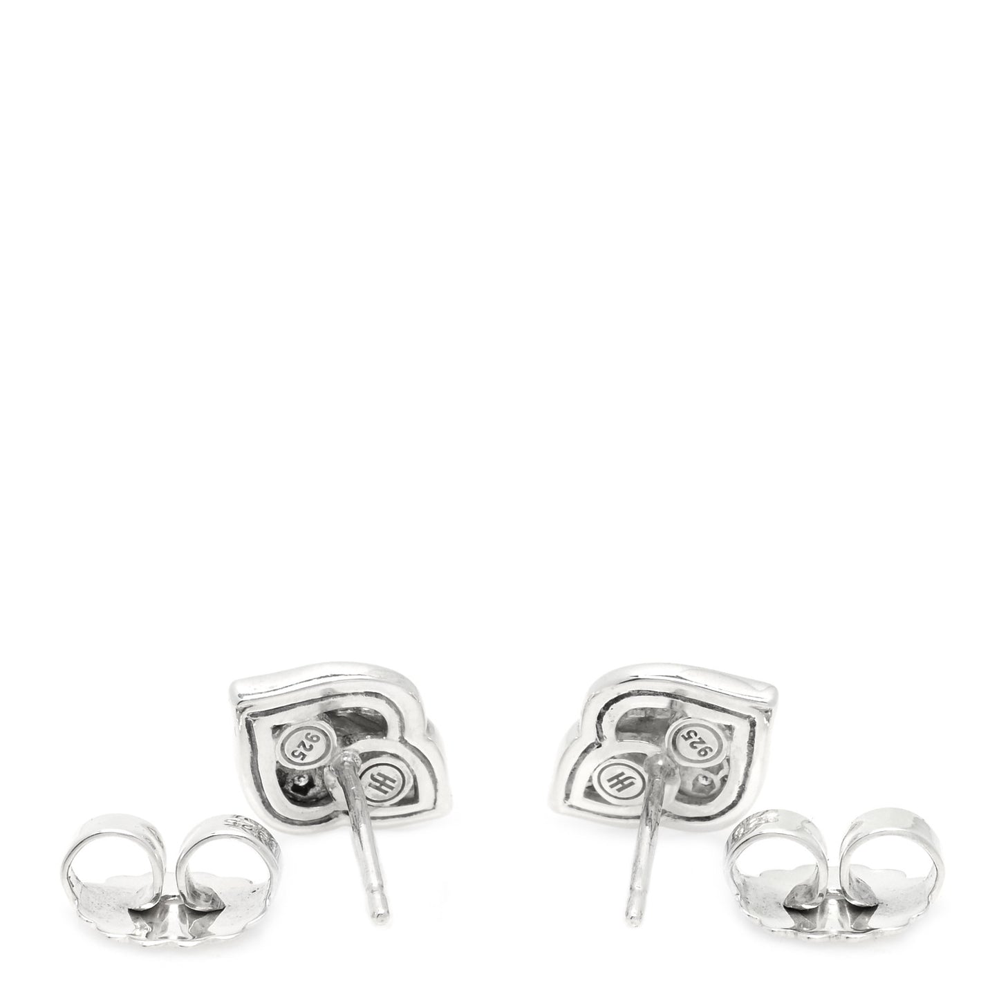 Sterling Silver Diamond Legends Naga Pave Stud Earrings