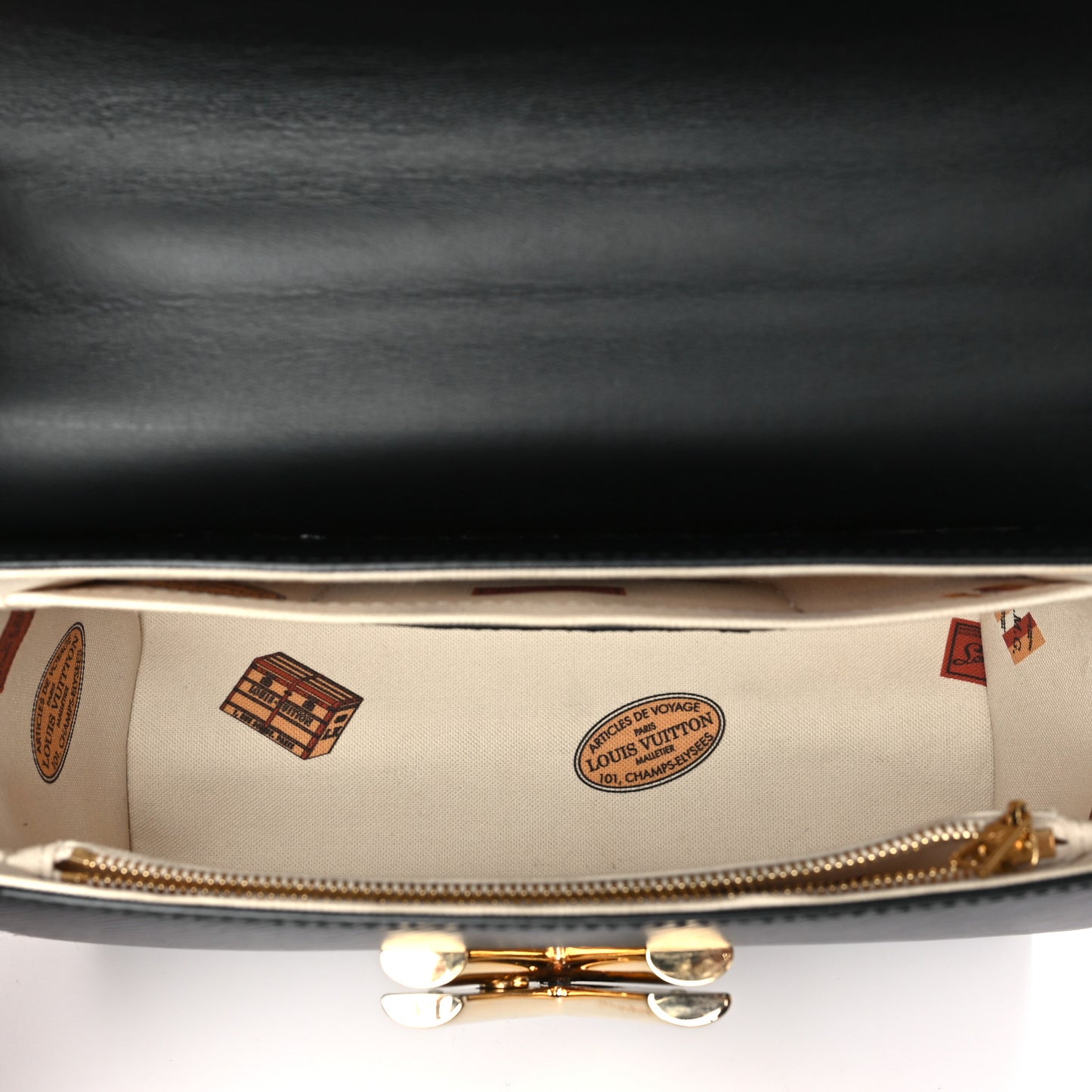 Epi Twist Top Handle Shoulder Bag MM Black