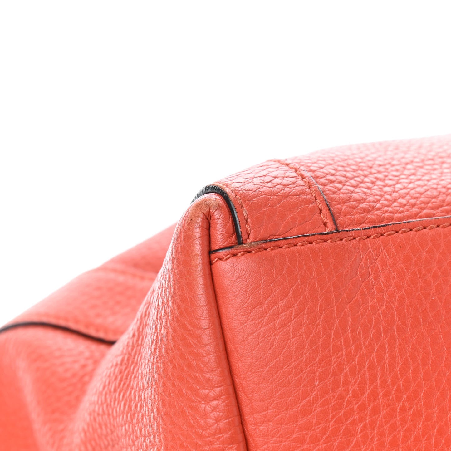 Cellarius Calfskin Medium Miss GG Top Handle Bag New Dark Orange
