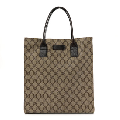Gucci GG Plus Monogram Small Vertical Tote Dark Brown 1 of 10