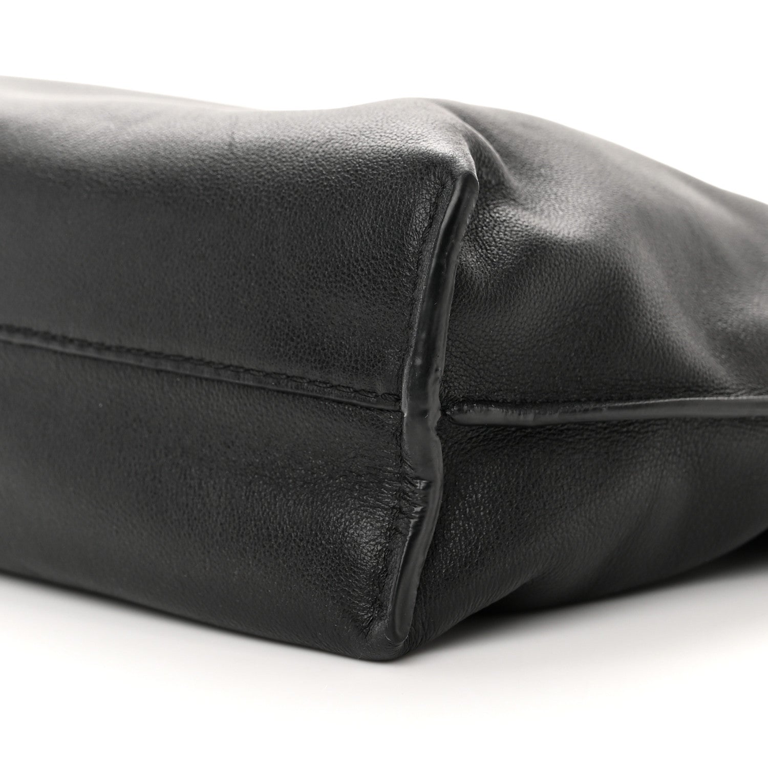 Loewe Calfskin Mini Flamenco Knot Clutch Black 9 of 13