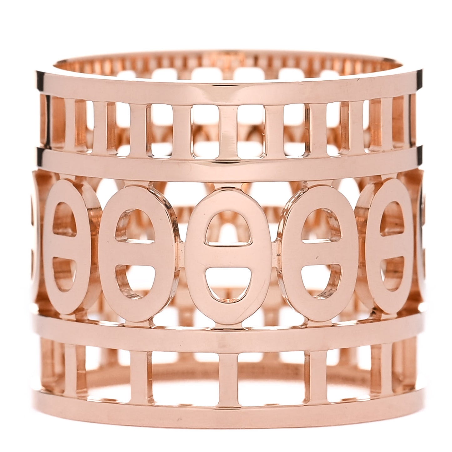 18K Rose Gold Chaine d'Ancre Divine Ring 56 7.75