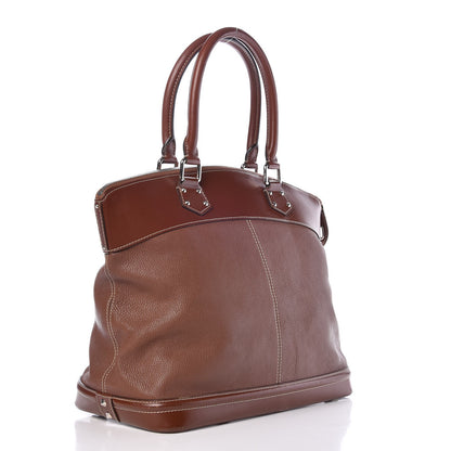 Louis Vuitton Suhali Lockit GM Sienne 3 of 10