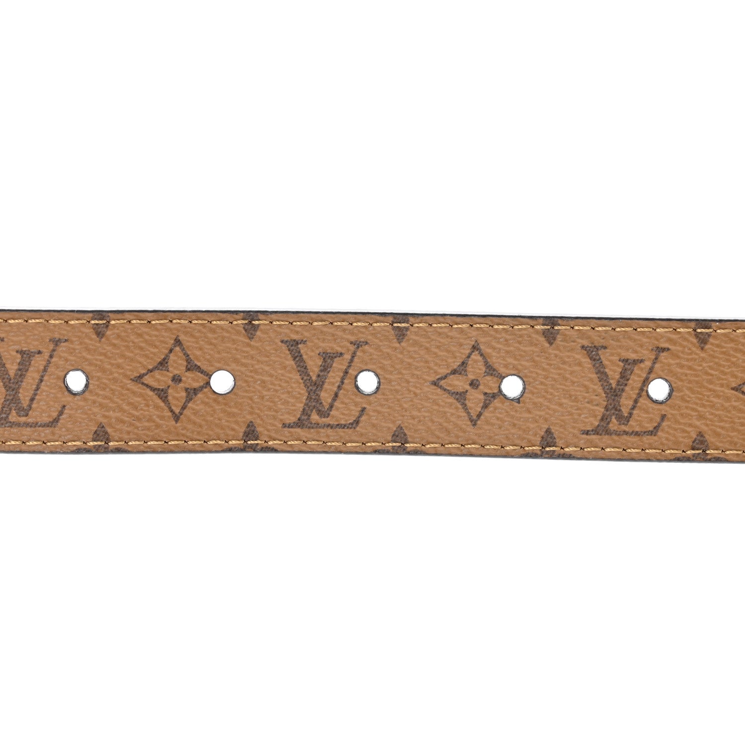 Louis Vuitton Monogram 25mm Dauphine Reversible Belt 85 34 Black 4 of 5