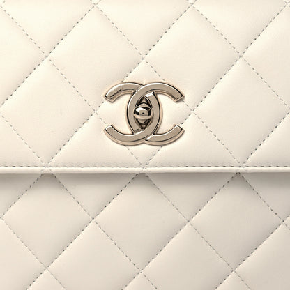 Chanel Lambskin Quilted Small Trendy CC Dual Handle Flap Bag White 7 of 11