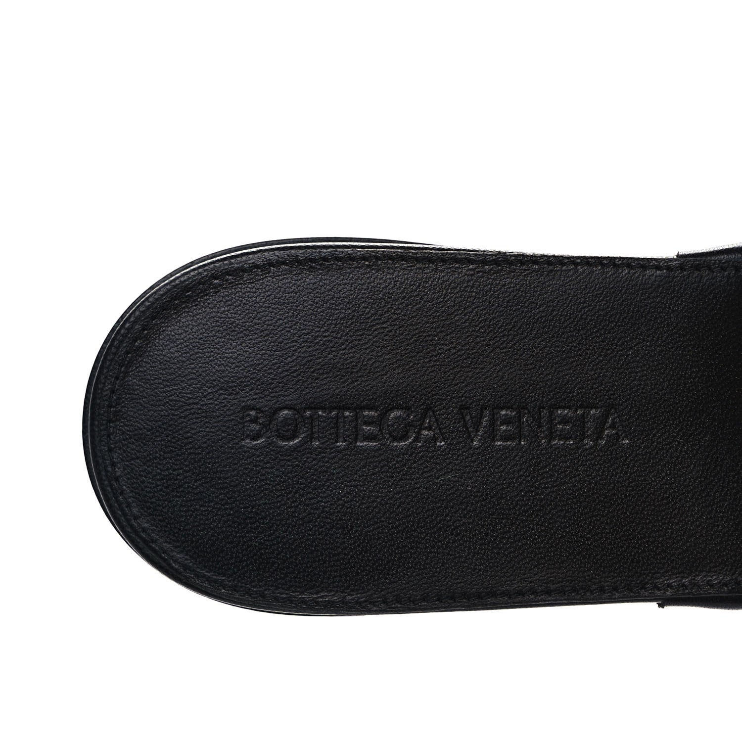 Bottega Veneta Nappa Quilted Rubber Lido Flat Sandals 37 Black 7 of 8
