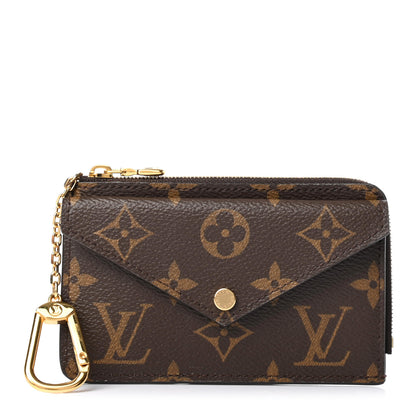Louis Vuitton Monogram Recto Verso Card Holder Black 1 of 7