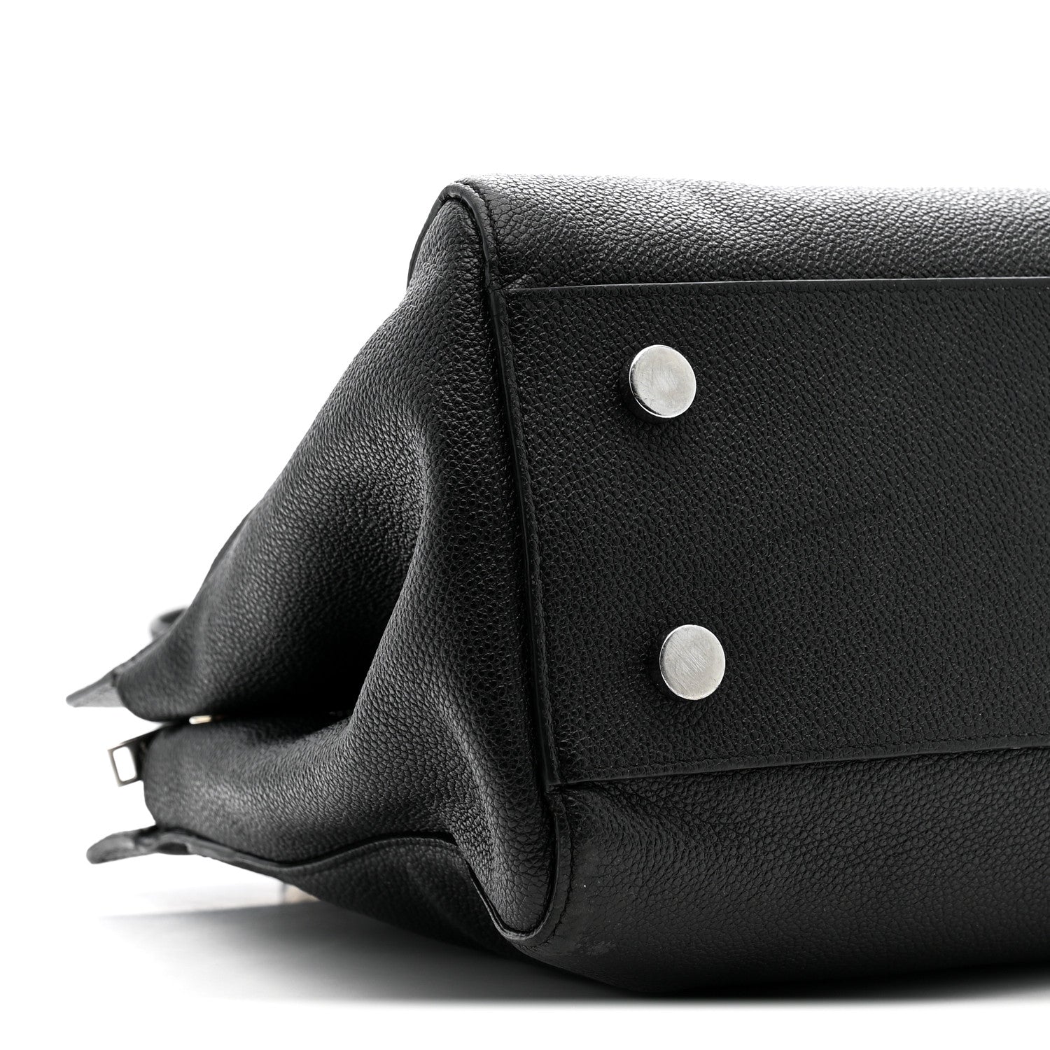 Saint Laurent Grained Calfskin Medium Cabas Rive Gauche Black 17 of 41