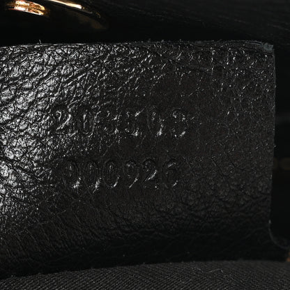 Gucci Monogram Medium Charlotte Hobo Black 7 of 11
