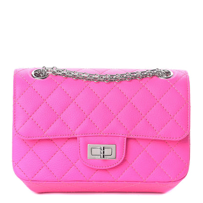Chanel Goatskin Quilted 2.55 Reissue Mini Flap Fluorescent Pink 1 of 10