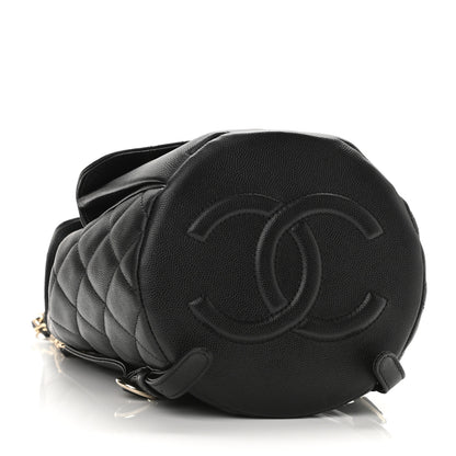 Chanel Caviar Quilted Pockets Backpack Black 3 of 10