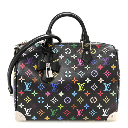 Louis Vuitton LV X TM Monogram Multicolor Speedy Soft 30 Black 1 of 9