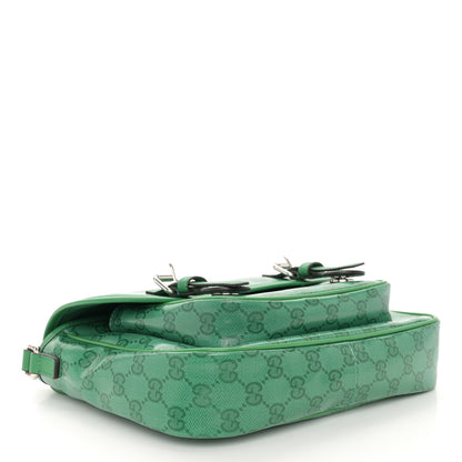 Gucci Monogram GG Childrens Messenger Bag Green 4 of 10