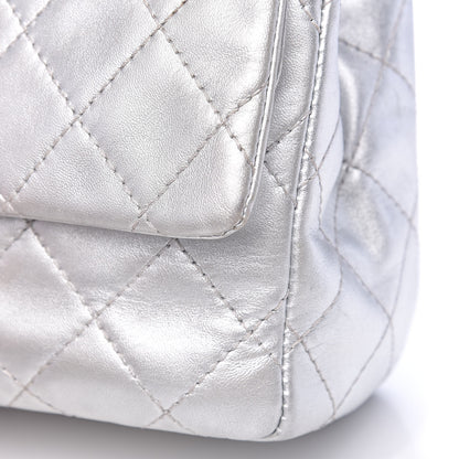 Chanel Metallic Lambskin Quilted 2.55 Reissue 227 Flap Silver 15 of 17