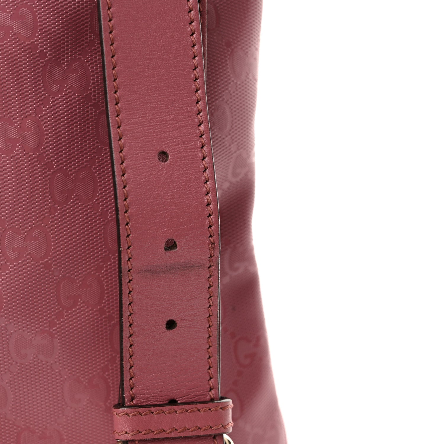 Gucci Imprime Monogram Medium Flat Messenger Bag Vintage Rose 13 of 13
