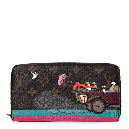 Louis Vuitton Monogram 2015 Christmas Animation Zippy Wallet Hibiscus 1 of 9