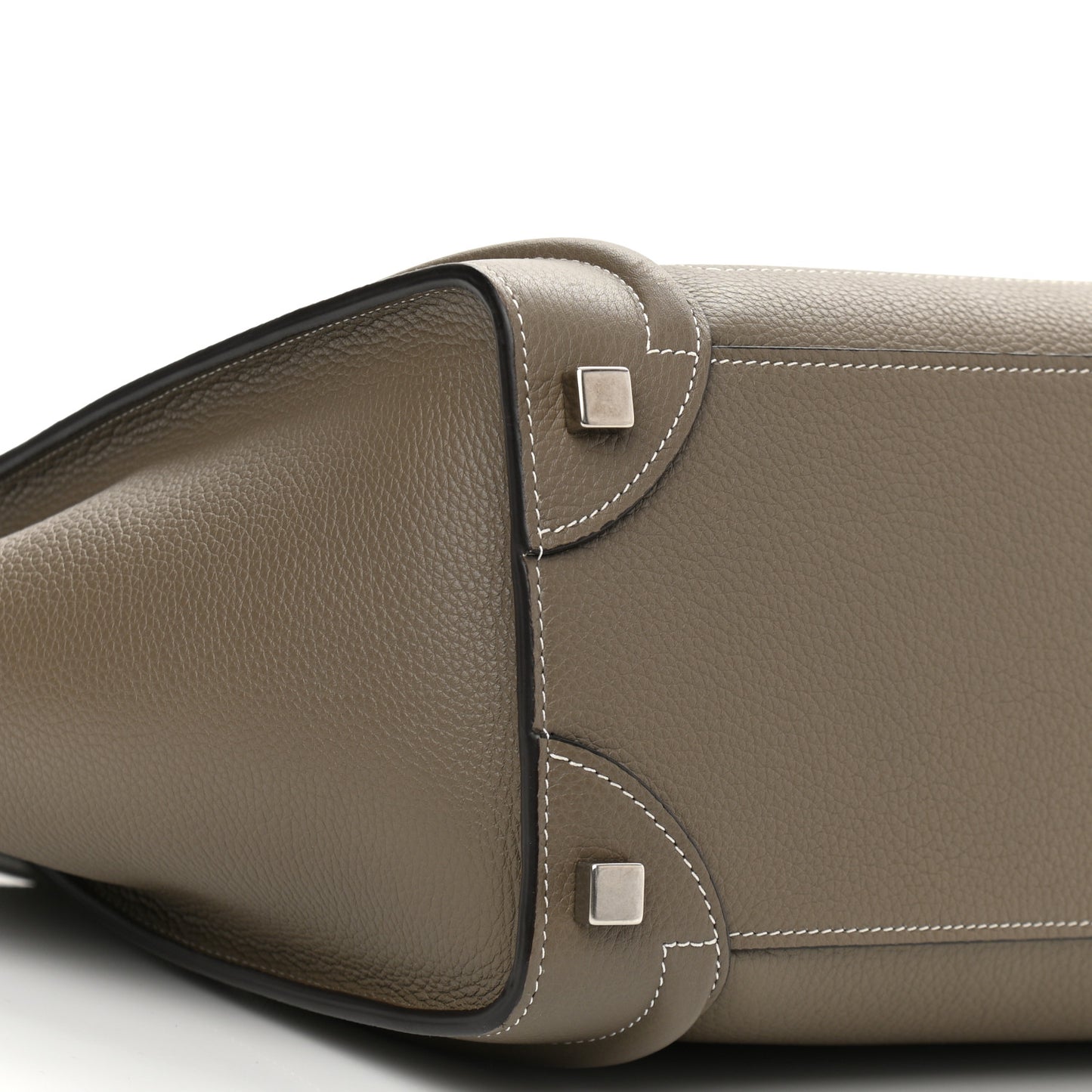Drummed Calfskin Micro Luggage Souris
