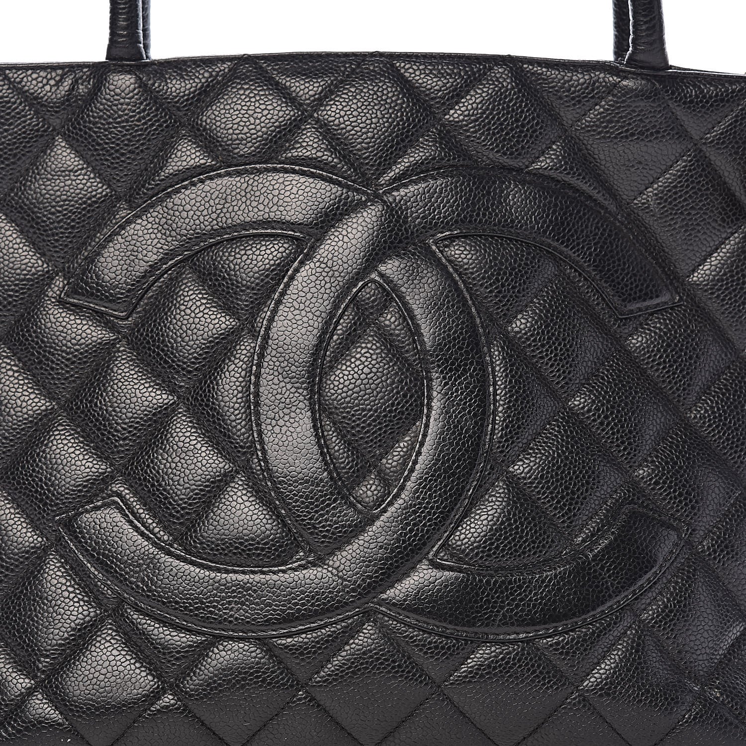Chanel Caviar Quilted Medallion Tote Black 25 of 25