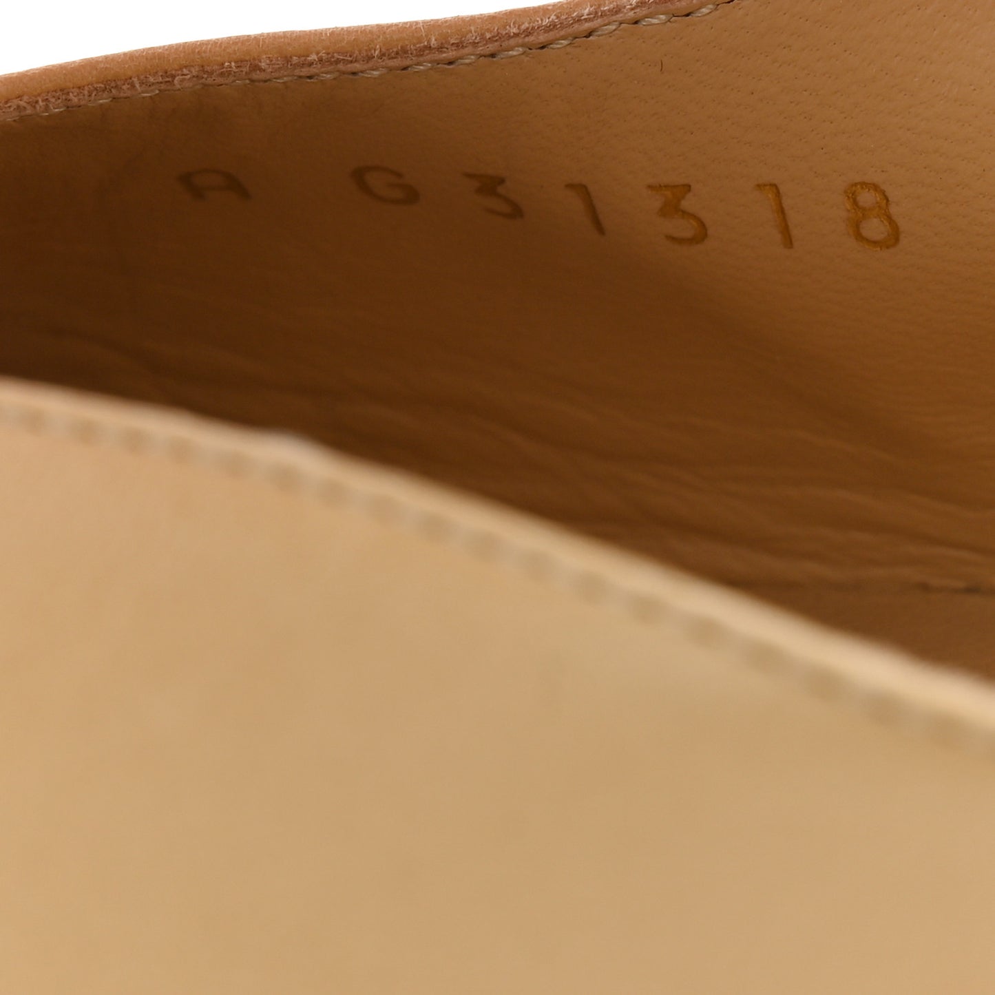Goatskin Grosgrain Cap Toe CC Slingback Pumps 38 Beige Black