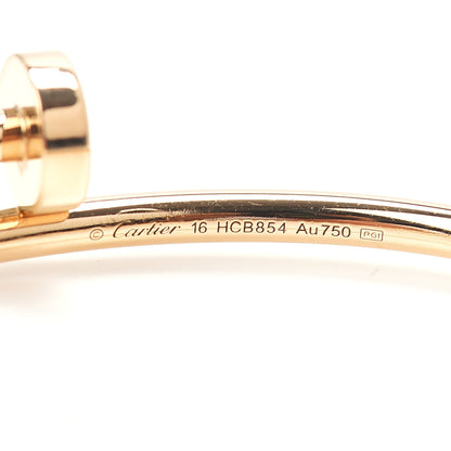 Cartier 18K Yellow Gold Small Juste Un Clou Bracelet 16 4 of 5