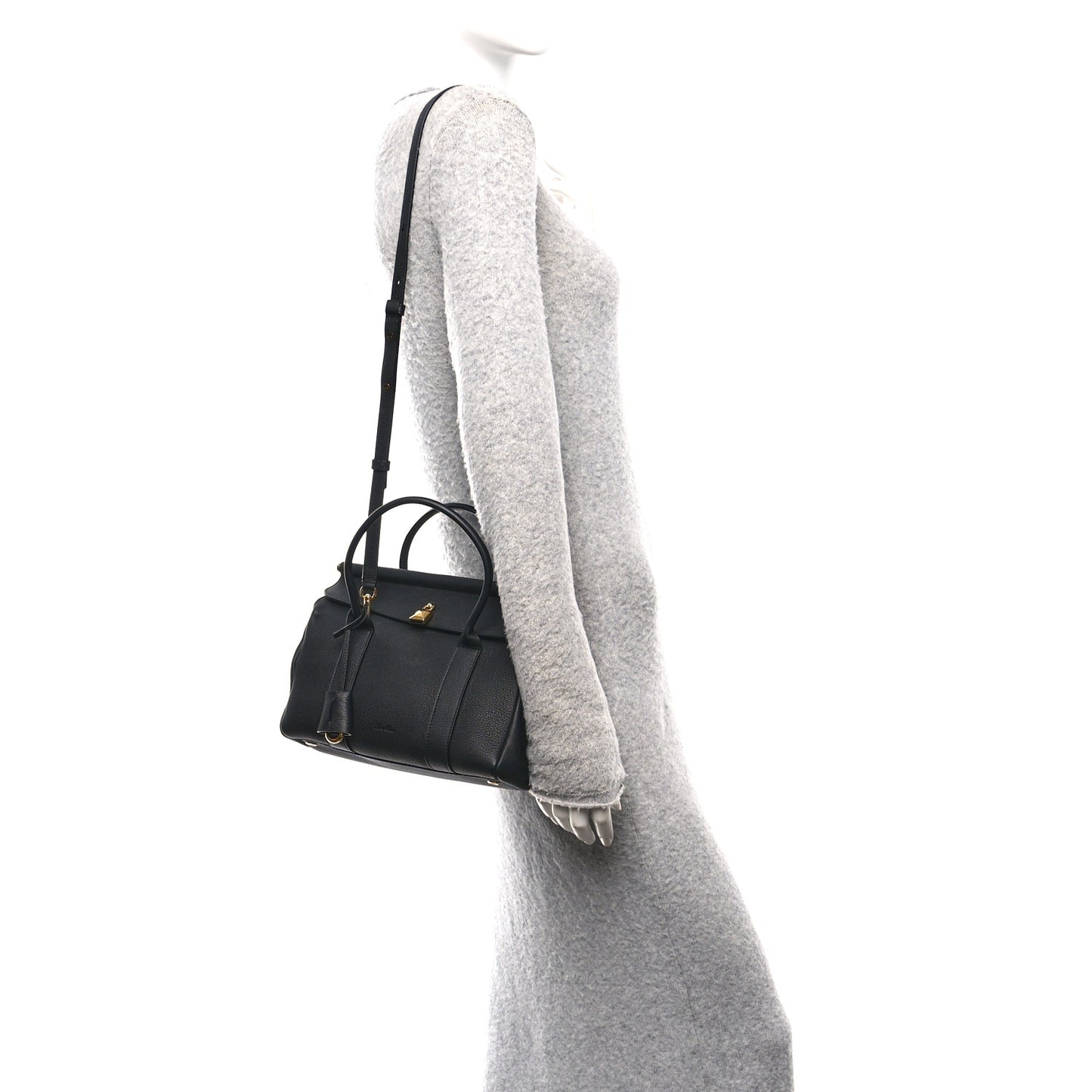 Calfskin L25 Loom Bag Black