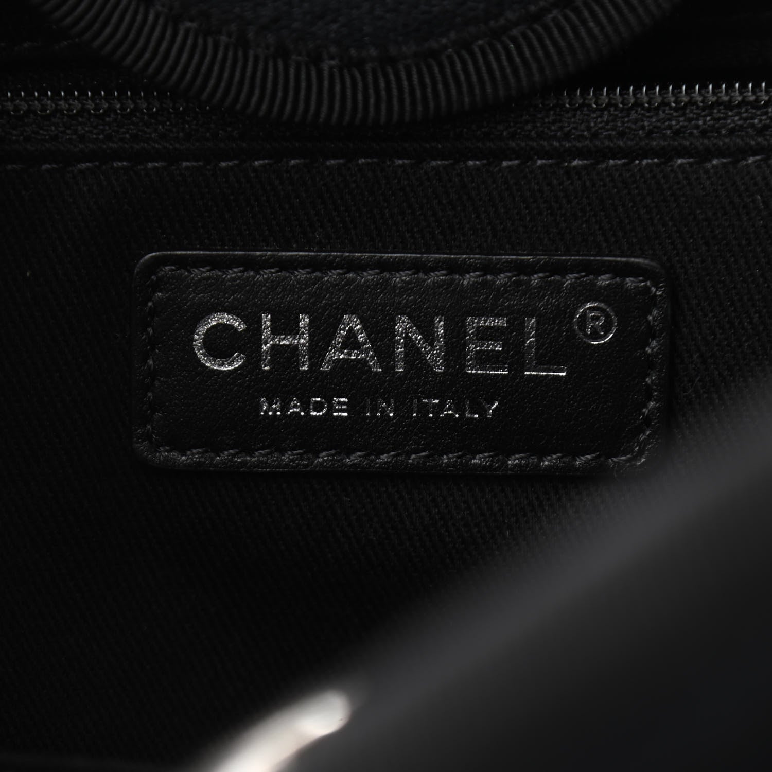 Chanel Mixed Fibers Large Deauville Tote Black 7 of 10