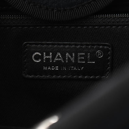 Chanel Mixed Fibers Large Deauville Tote Black 7 of 10