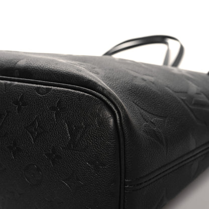 Louis Vuitton Empreinte Monogram Giant Neverfull MM Black 10 of 14